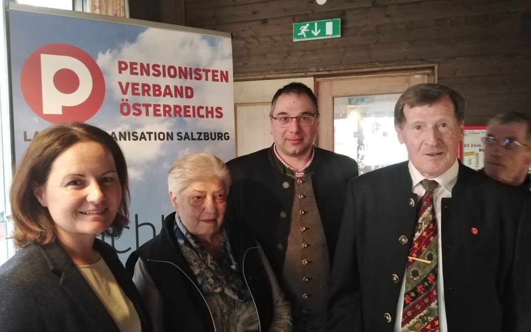 Jahreshauptversammlung unseres Pensionistenverbandes Freitag, 06. März 14:00 Uhr beim Musikantenwirt in Annaberg